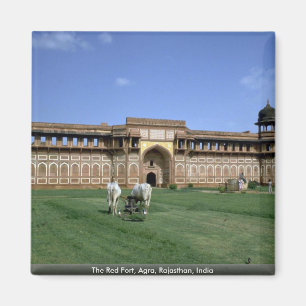 The Red Fort, Agra, Rajasthan, India Magnet