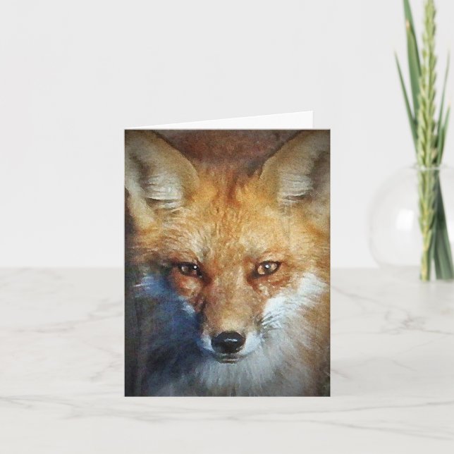 The Red Fox Gifts & Greetings Card (Front)