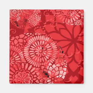 THE RED GARDEN MAGNET