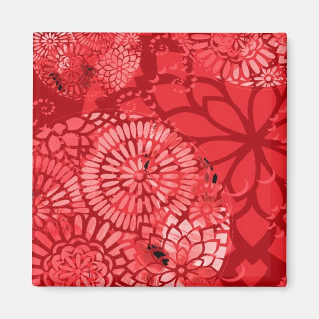 THE RED GARDEN MAGNET (Front)