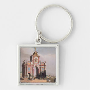 The Red Gate in Moscow Key Ring