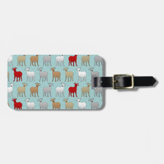 The Red Goat Luggage Tag