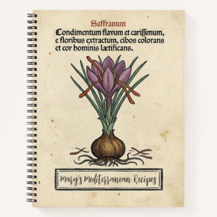 The Red Gold Crocus: Mediaeval Saffron Recipe Notebook