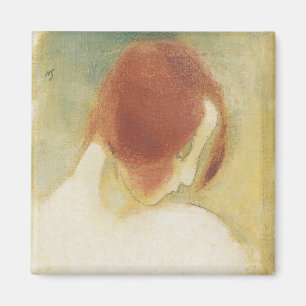 The red haired Girl, Helene Schjerfbeck  Magnet