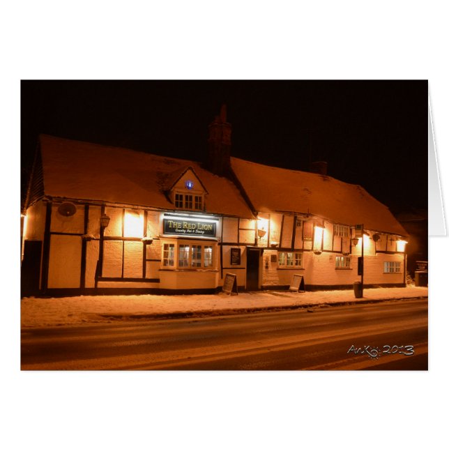 The Red Lion - Winter (Front Horizontal)