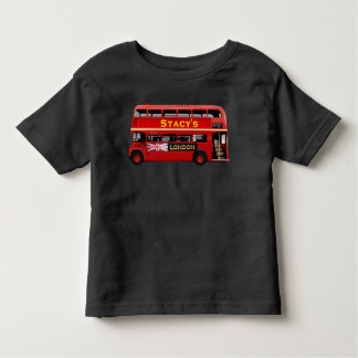 The Red London Double Decker Bus Toddler T-Shirt