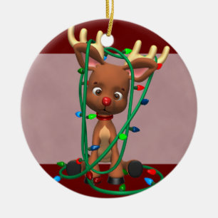 the Red Nosed Reindeer Christmas Ornament