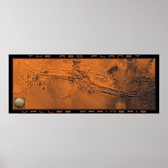 The Red Planet: Valles Marineris Poster (Front)