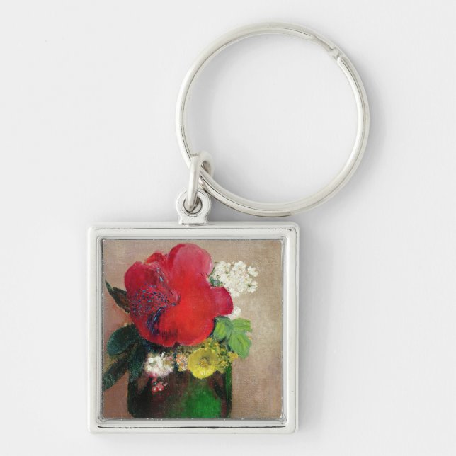 The Red Poppy Key Ring (Front)