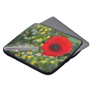The red poppy laptop sleeve