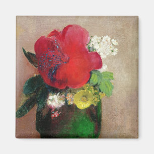 The Red Poppy Magnet