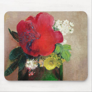 The Red Poppy Mouse Pad