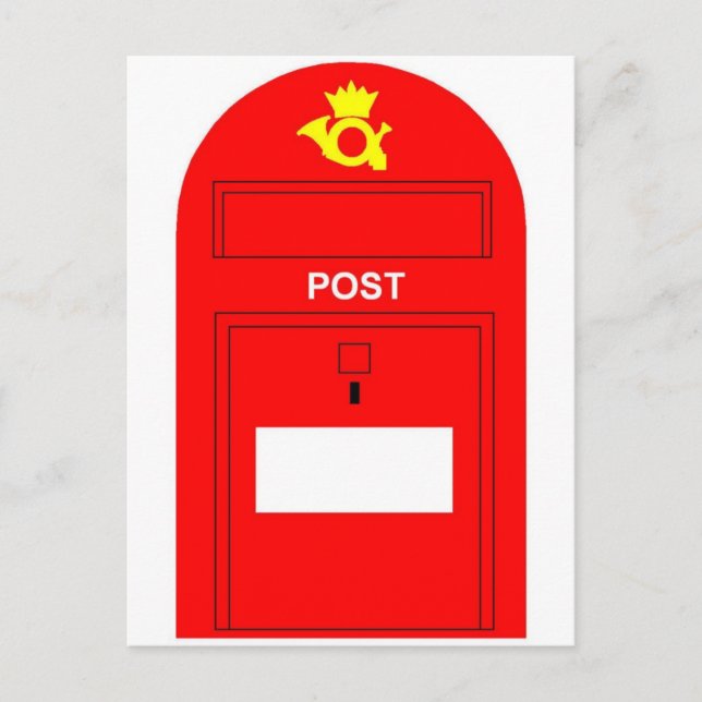 The Red Postbox Postcard (Front)