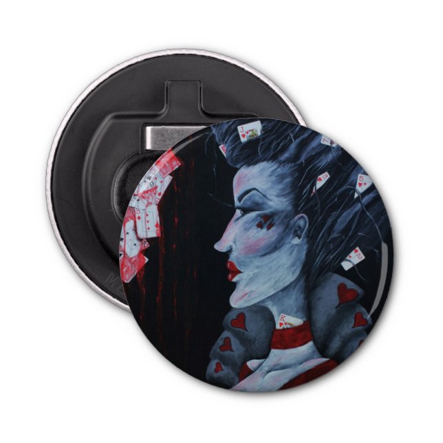 The Red Queen Orig Art Wonderland Bottle Opener (Front)