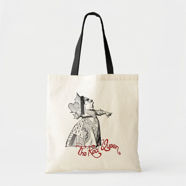 The Red Queen Tote Bag (Front)