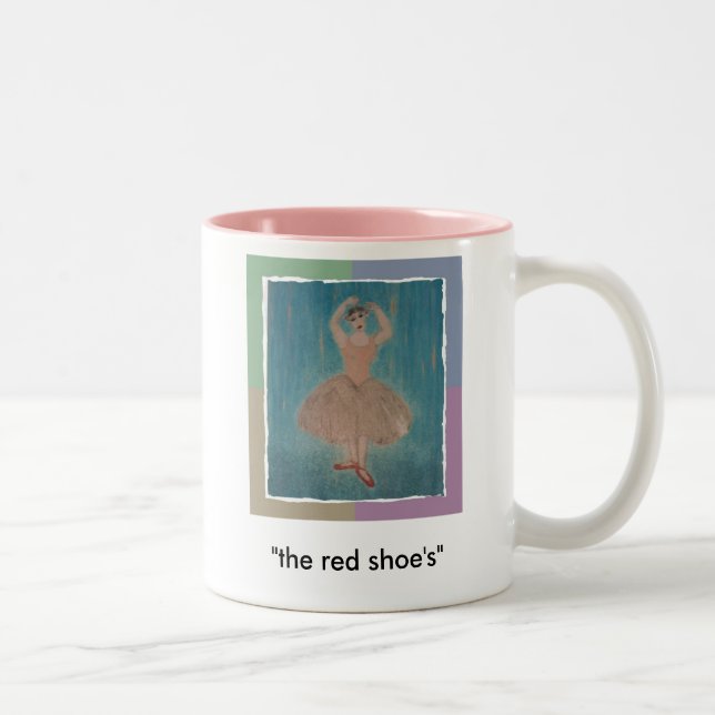 "the red shoe's" Two-Tone coffee mug (Right)