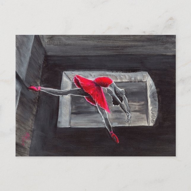 The Red Swan Postcard (Front)