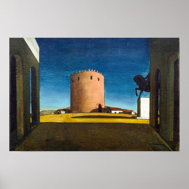 The Red Tower | Giorgio de Chirico |  Poster (Front)