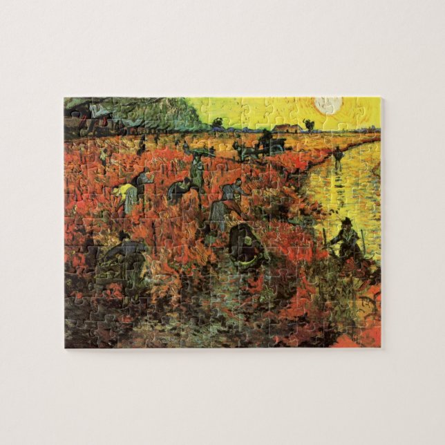 The Red Vineyard by Vincent van Gogh Jigsaw Puzzle (Horizontal)