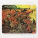 The Red Vineyard by Vincent van Gogh Mouse Pad<br><div class="desc">The Red Vineyard by Vincent van Gogh is a vintage fine art post impressionism daily life landscape painting featuring peasant farmers working in a fields on a farm at sunset. It was the only painting sold during van Gogh's lifetime. About the artist: Vincent Willem van Gogh was a Post Impressionist...</div>