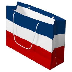 The Red White and Blue Gift Bag - Large, Glossy