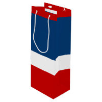 The Red White and Blue - Wine Gift Bag, Glossy