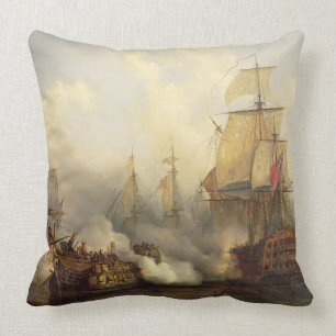 The Redoutable at Trafalgar, 21st October 1805 Cushion