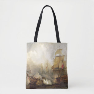 The Redoutable at Trafalgar, 21st October 1805 Tote Bag