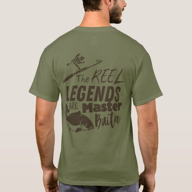 The REEL legends | Carp fish T-Shirt (Back)