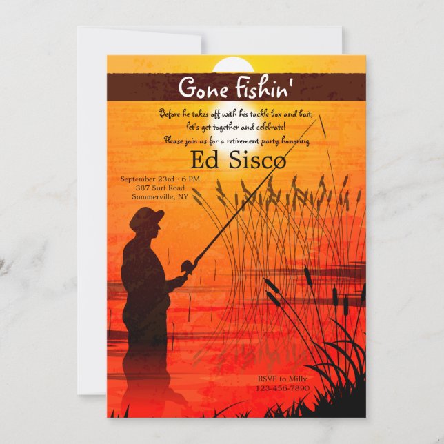 The Reel Thing Invitation (Front)