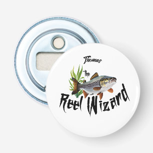 The Reel Wizard Rainbow Trout Bottle Opener