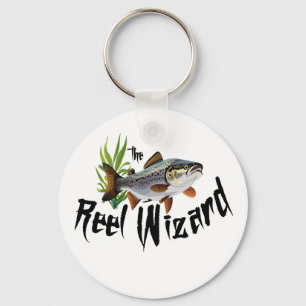 The Reel Wizard Rainbow Trout Key Ring