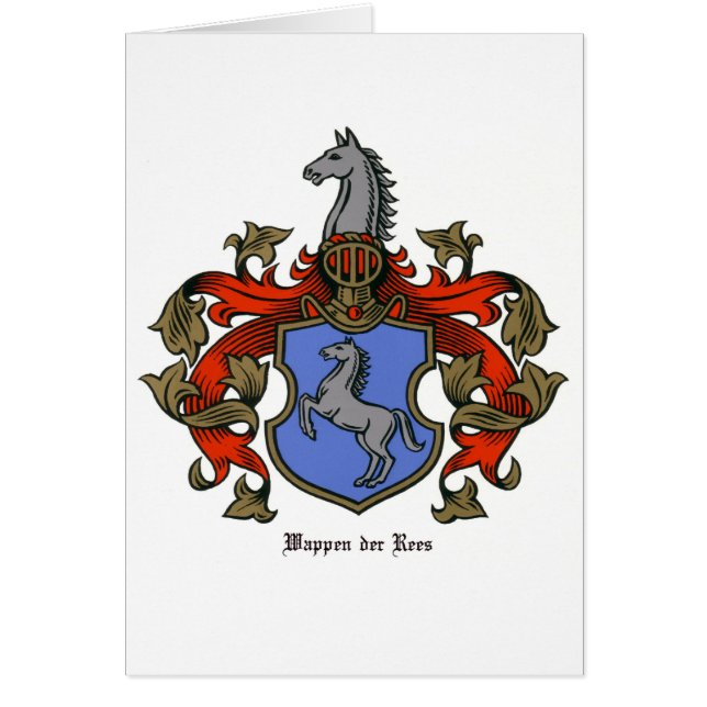 The Rees Coat of Arms (Front)