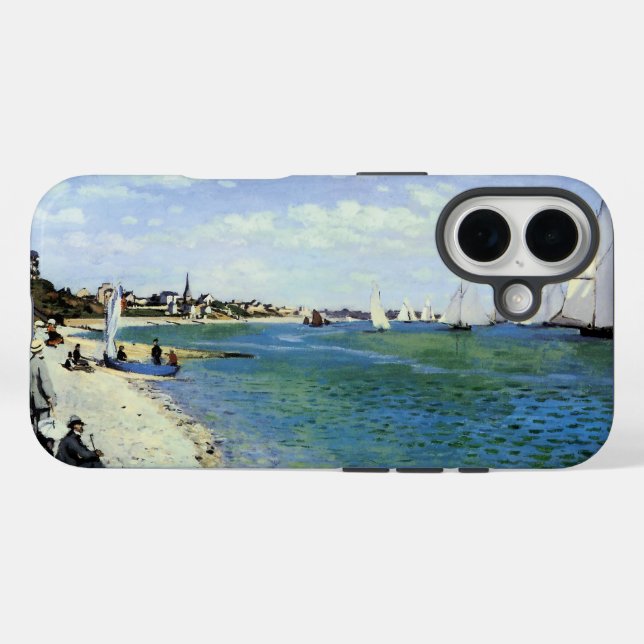 The Regatta at Saint-Adresse Case-Mate iPhone Case (Back (Horizontal))