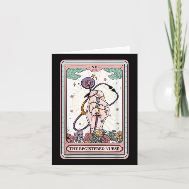 The Registered Nurse Tarot Card  (Front)