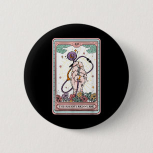 The Registered Nurse Tarot Card 6 Cm Round Badge