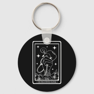 The Registered Nurse Tarot Card Rn Stethoscope Wit Key Ring