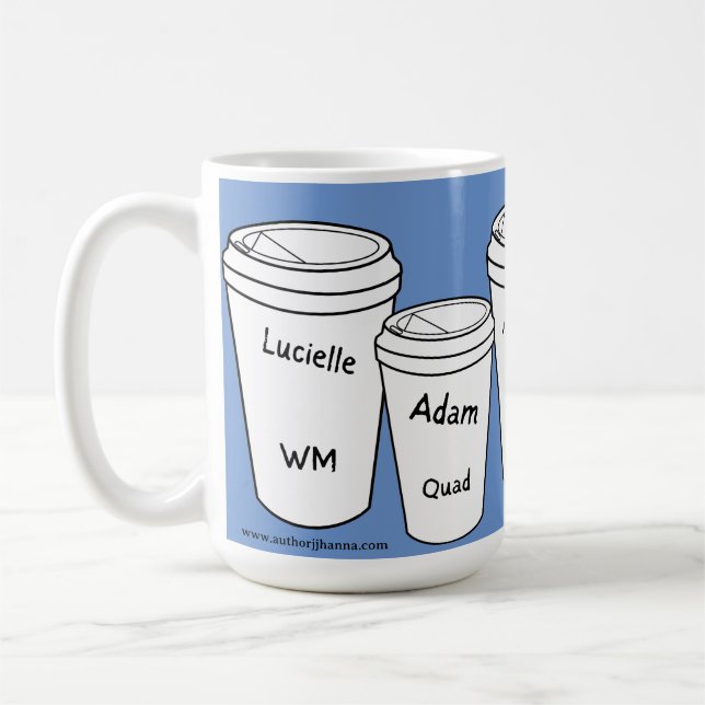 The Regulars of Amanda Lexie Coffee Cups Mug (Left)