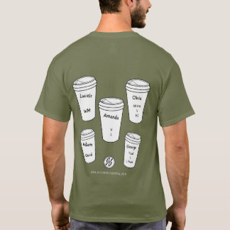 The Regulars of Amanda Lexie - Coffee Cups T-Shirt