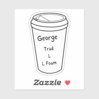 The Regulars of Amanda Lexie George Coffee Sticker
