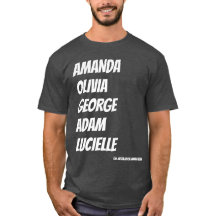 The Regulars of Amanda Lexie Names T Shirt
