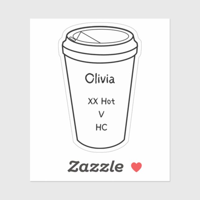 The Regulars of Amanda Lexie Olivia Coffee Sticker (Sheet)