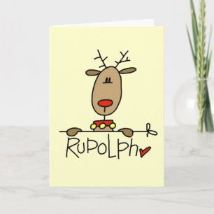 the Reindeer T-shirts and Gifts Holiday Card