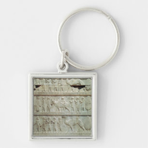 the relief frieze on the East stairway Key Ring