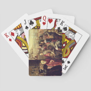 The Relief of Genoa, 1528, c.1634-35 (oil on canva Playing Cards