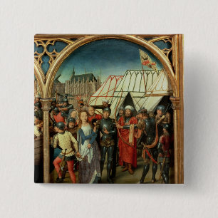 The Reliquary of St. Ursula, 1489 15 Cm Square Badge