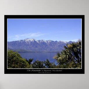 "THE REMARKABLES, NZ" Photo Poster