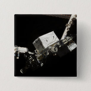 The Remote Manipulator System robotic arm 15 Cm Square Badge