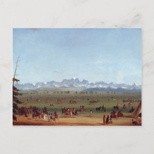 The Rendezvous Near Green River Postcard