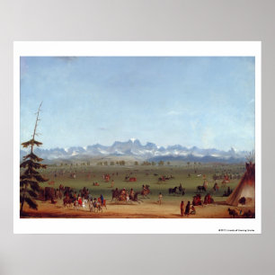 The Rendezvous Near Green River Poster